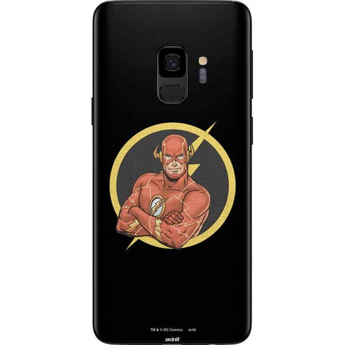 DC Comics The Flash Folded Arms Pose Galaxy S9 Skin